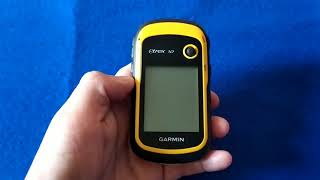 GPS Garmin Etrex 10  Tutorial 1 [upl. by Notecnirp]