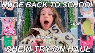 HUGE TRENDY BACK TO SCHOOL SHEIN TRYON HAUL 2021 [upl. by Enutrof]