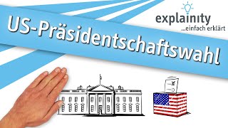 Die USPräsidentschaftswahl einfach erklärt explainity® Erklärvideo [upl. by Kirchner]