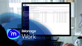 iManage Work [upl. by Rossen]