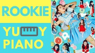 Red Velvet  Rookie PIANO  yummypiano [upl. by Llevaj]