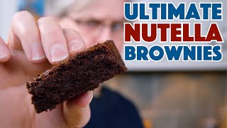 🔵 The Ultimate Nutella Brownie Recipe [upl. by Longfellow]