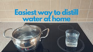 How to make distilled water at home EASIEST WAY [upl. by Kajdan]