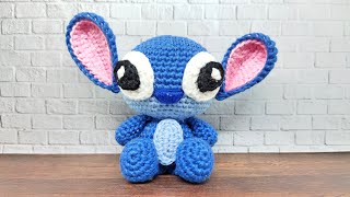 STITCH  HOW TO CROCHET  AMIGURUMI TUTORIAL [upl. by Tuddor]