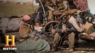 The Civil War in Color African Americans After the War  History [upl. by Artema]