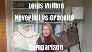 LOUIS VUITTON NEVERFULL VS GRACEFUL  How do they compare [upl. by Moorish]