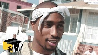 Tupac on Growing Up Poor His Rise to Fame amp His Future 1995  MTV News [upl. by Eislehc57]