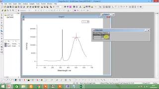 Band Gap Eg calculation from Photoluminescence PL Spectra [upl. by Olympie]