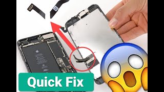 iPhone LCD Home Flex Quick Fix 【Tutorial】 [upl. by Ewold]