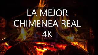 Hermosa Chimenea 4k Relajante 🔥 EN TIEMPO REAL  BEST FIREPLACE Sin Música [upl. by Eiaj177]