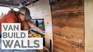 DIY Van Conversion WALLS  Framing amp Door Panels [upl. by Morganne432]