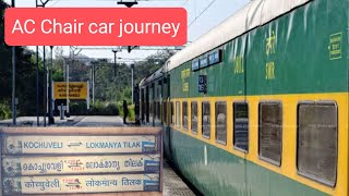 Travelled to Karwar in Kochuveli garib rath AC Chair car [upl. by Mandle]