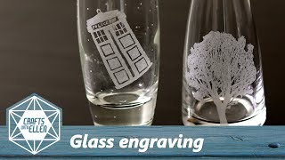 How To Engrave Glass With a Dremel  Beginners Tutorial [upl. by Ajiram]