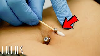 How To Clean Your Belly Piercing  Vlog 04 [upl. by Cicero]