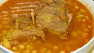 FRIJOLES BLANCOS CON CERDORECETA SALVADORENA [upl. by Assirim]