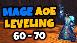 WOW TBC Mage Aoe Leveling Guide  160 guide in the description [upl. by Anna-Diana]