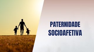 Paternidade socioafetiva [upl. by Edholm]