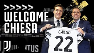 WELCOME CHIESA  Federico Chiesa is Presented as a Juventus Player [upl. by Yort649]