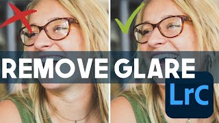 Remove Glare From Glasses In Lightroom 2 Easy Methods [upl. by Hymie953]