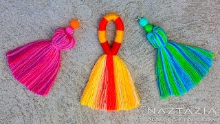 HOW to MAKE a TASSEL  DIY Easy Simple TASSELS Tutorial [upl. by Nnaihs514]