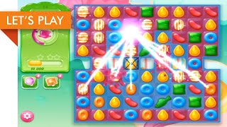 Lets Play  Candy Crush Jelly Saga iOS Level 1  25 [upl. by Lig]