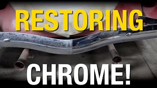 HowTo Restore Old Chrome On Barn Find  Restoration HACK from Eastwood [upl. by Aitnuahs]