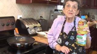 Cooking with The Bubbe  Homemade Potato Latkes [upl. by Oruasi]