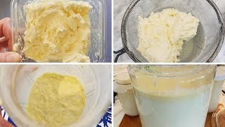 MANTEQUILLA FERMENTADA  con búlgaros kefir de leche [upl. by Pfaff]