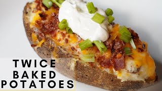 EASY TWICE BAKED POTATOES RECIPE SHORTS [upl. by Nico57]