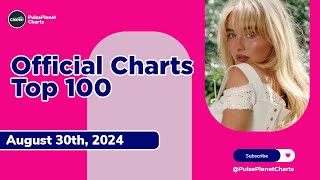 UK Official Singles Chart Top 100 August 30th2024 [upl. by Aissela]