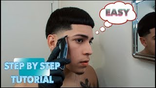 Step By Step How To Taper Fade Your Own Hair [upl. by Wu]