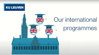 Study at KU Leuven Belgium introduction to our programmes  International university students [upl. by Drofnelg]