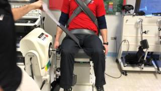 Louisiana Tech University How to use a Biodex Isokinetic Dynamometer [upl. by Florie649]