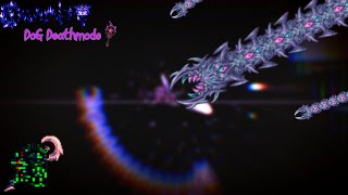 Devourer Of Gods Fight Deathmode Melee  Terraria Calamity [upl. by Pressman]