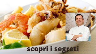 SCOPRI I SEGRETI PER FARE I CALAMARI FRITTI fabiocampoli [upl. by Edlun180]