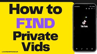 How to FIND Your PRIVATE Videos on Tiktok  And Adjust Who Can SEE Them [upl. by Andrey]