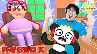 RYANS DADDY ESCAPES NEW GRANDMAS HOUSE WITH COMBO PANDA IN ROBLOX Lets Play Escape Grandma Obby [upl. by Caton]