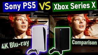 PS5 vs Xbox Series X 4K Bluray Player Comparison [upl. by Seigler]