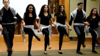 LA Dabke Troupe Performing for SJP UCLA [upl. by Niras]