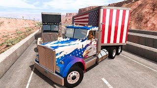 Truck Crashes 1  BeamNG DRIVE [upl. by Trescott950]