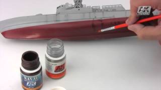 AK304 BROWN STREAKING GRIME FOR RED HULLS [upl. by Traver405]