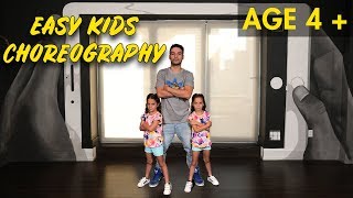 Easy Kids Choreography  Hip Hop Dance Tutorial AGES 4  MihranTV [upl. by Hamlen272]