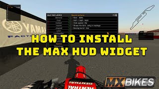 MAX HUD  MX BIKES [upl. by Eneiluj]