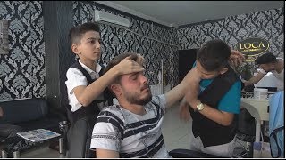 ASMR Turkish Barber FaceHead and Body Massage 278 [upl. by Sehguh]