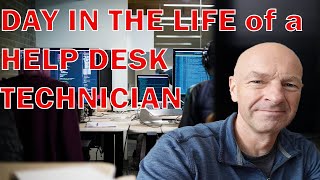 A DAY IN THE LIFE OF A HELP DESK TECHNICIAN  IT Helpdesk Support [upl. by Ahteral]