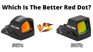 Holosun 507K amp 507C Comparison Plus Green Dot [upl. by Aronek520]