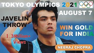 Neeraj Chopra Wins Gold  Tokyo Olympics 2021 Javelin Final Score Update  Akash Verma [upl. by Eittik]