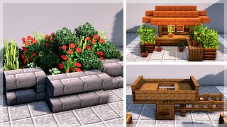 Minecraft 30 Village Decoration Build Ideas and Hacks [upl. by Nessah]