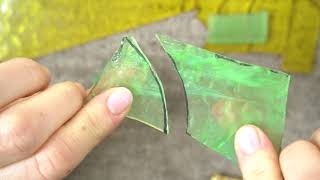 How to Cut Glass for stained glass and mosaics [upl. by Refotsirhc]