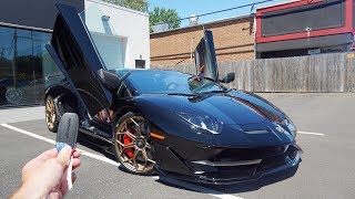 2019 Lamborghini Aventador SVJ Start Up Exhaust Walkaround and Review [upl. by Aeikan]